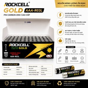 Pin Rockcell Gold AAA-R03L