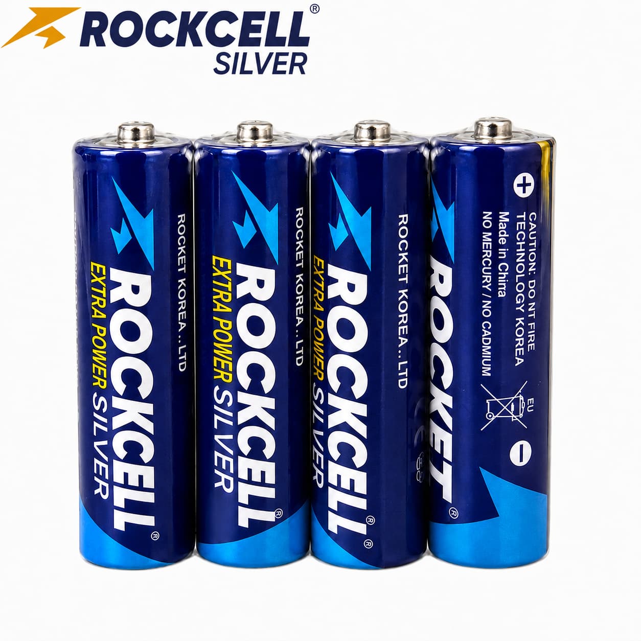PIN ROCKCELL SILVER AA R6-4S