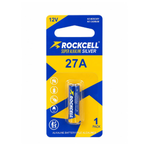 Pin Rockcell Silver Alkaline A27 ( Vỉ 1 Viên)