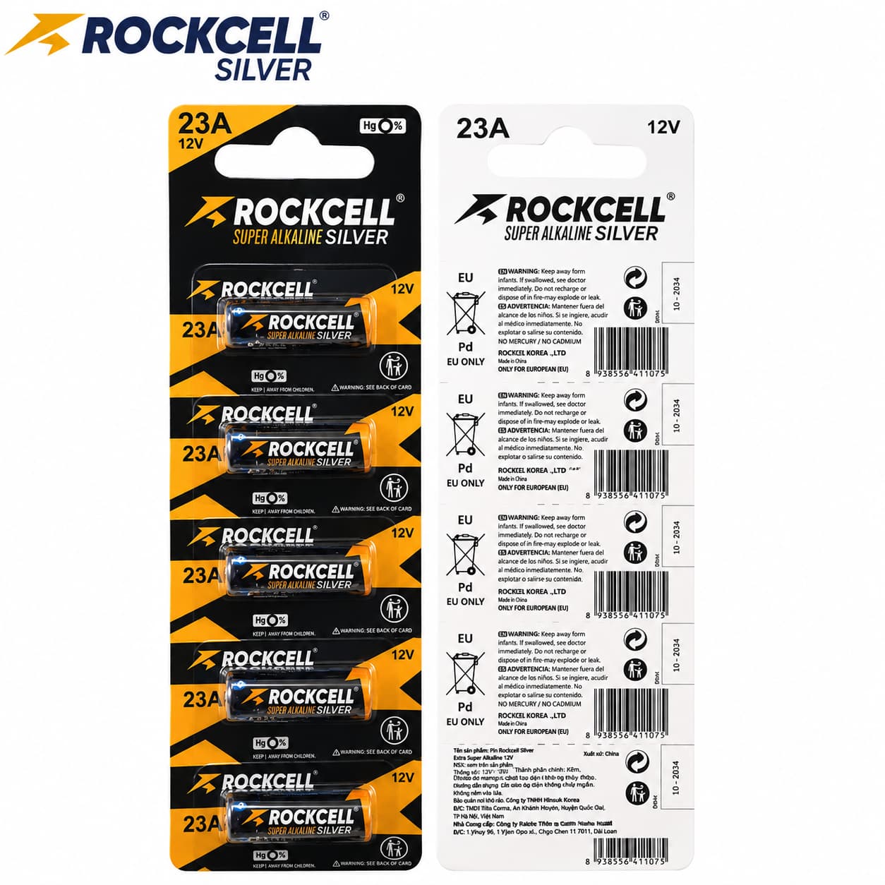 Pin Rockcell 23A 12V
