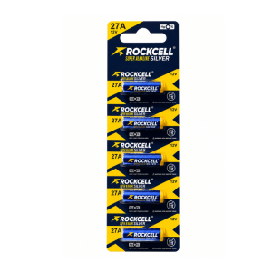 Pin Rockcell Silver Alkaline A27 ( Vỉ 5 Viên)